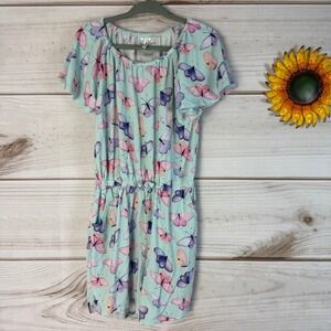 Posh Peanut‎ Girls Butterfly Romper 5T-6T